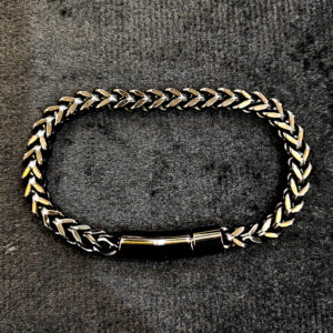 Box Cuban Link Bracelet (Black)