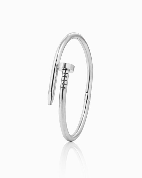 Buy Premium & Luxury Jewellery For All || Anti Tarnish Stainless Steel Nail Kadaa (Silver)