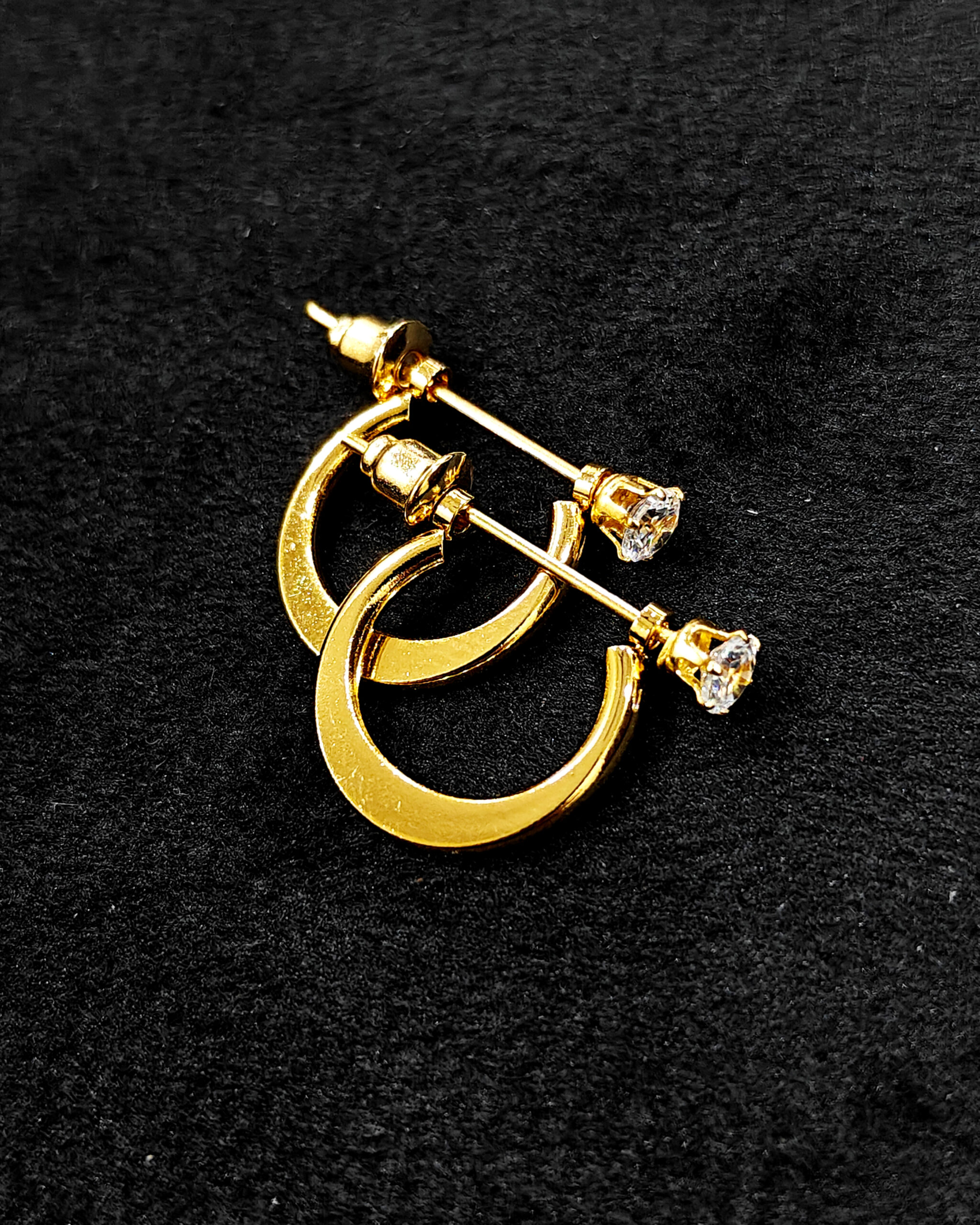 Cubic Zirconia Studded Kundal Baali