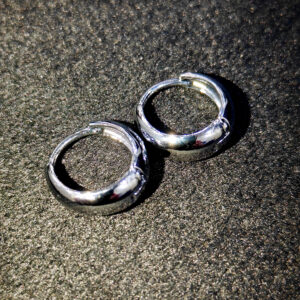 Men's Silver Hoop Earring (V2)