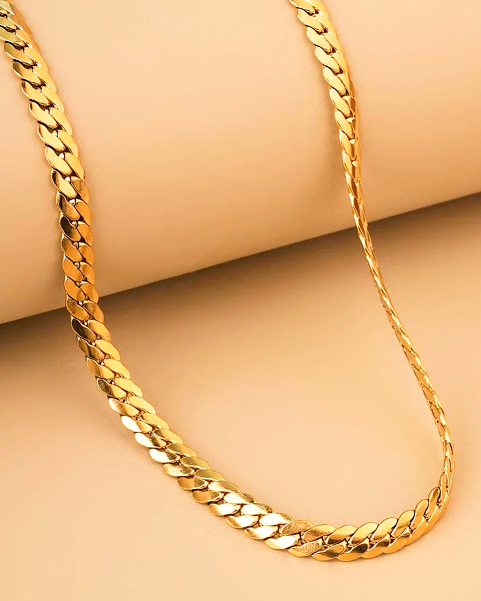 Flat Cuban Link Chain - Image 2