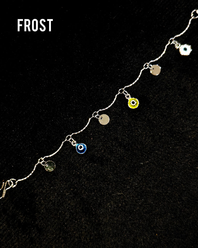 Buy Premium & Luxury Jewellery For All || Anti Tarnish Stainless Steel Trending Evil Eye Bracelet (Silver)